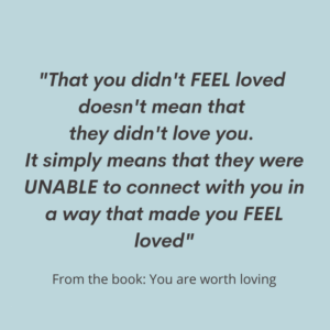 You are worth loving